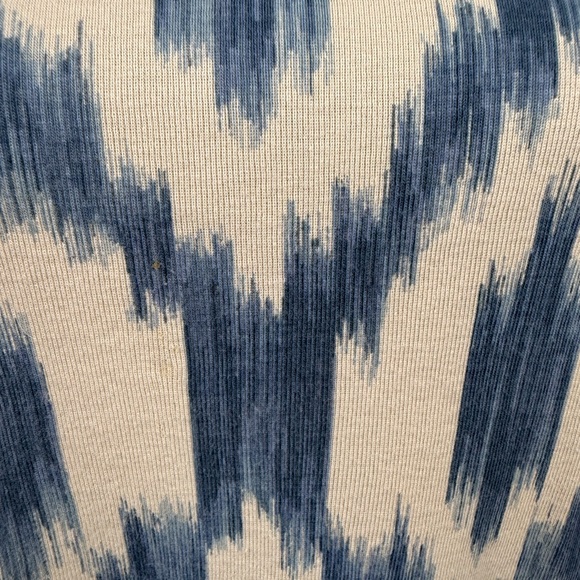 🆕 Ralph Lauren Blue Ikat Print 100% Cotton Short Sleeve top size XL - Picture 4 of 9